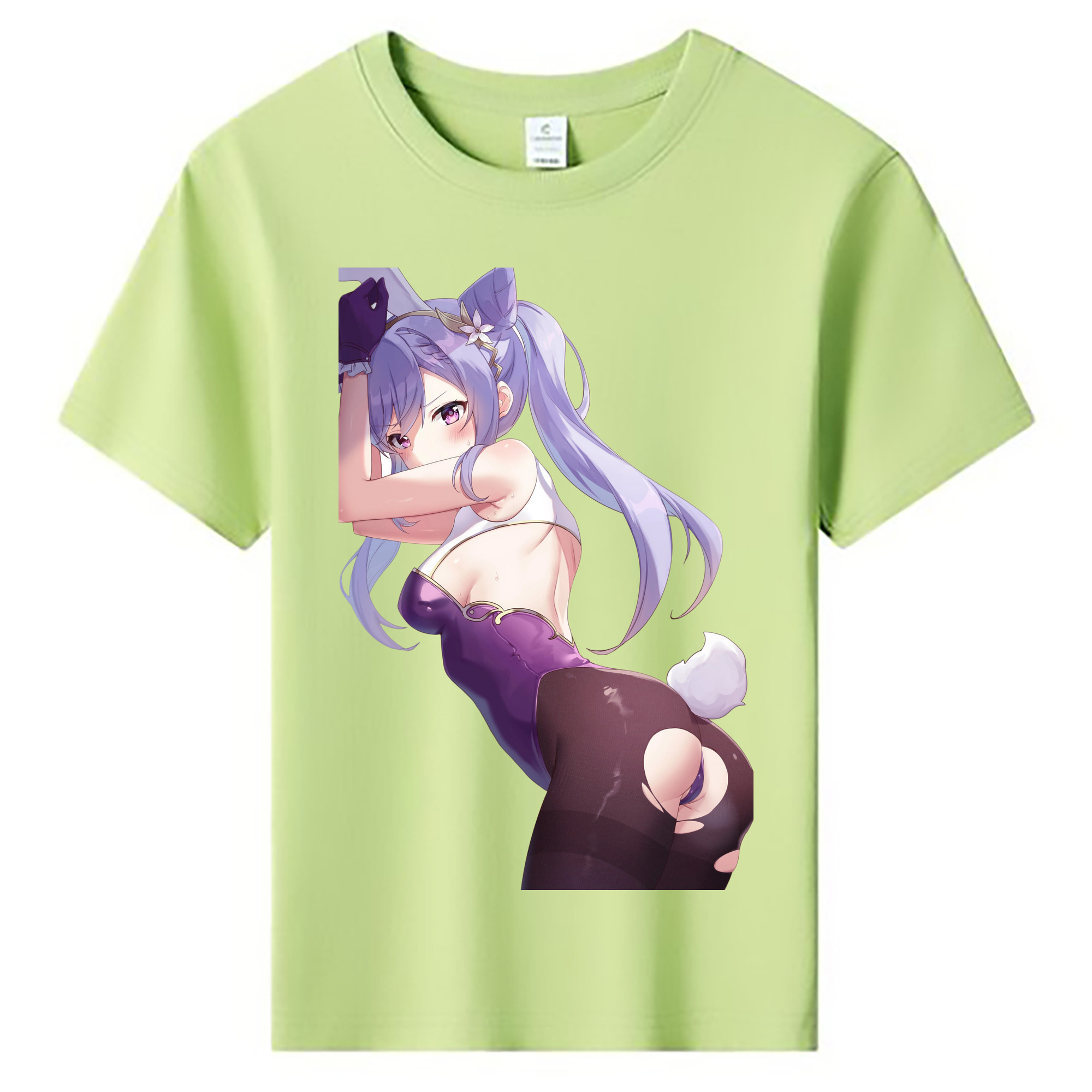 げんし神 刻晴 こくせい genshin Kokusei 綿100％キッズTシャツ（フロントプリント）